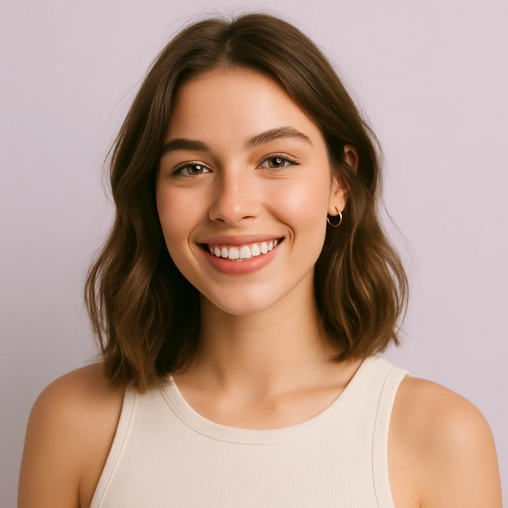 Sample portrait for a personal colour palette